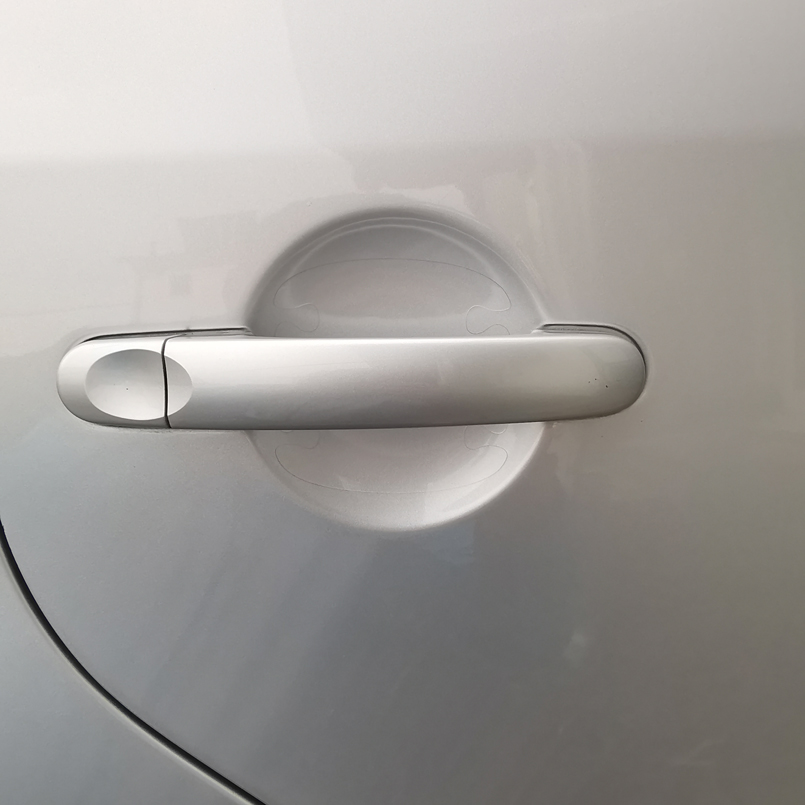 Transparente Schutzfolie für Griffmulden Auto Türgriff 84 x 84 cm -  Deco-Shop-66